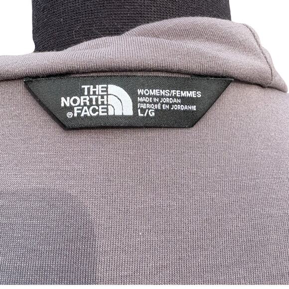 The North Face Furlander Faux Fur Hooded Vest Gray L NWOT - Picture 4 of 11